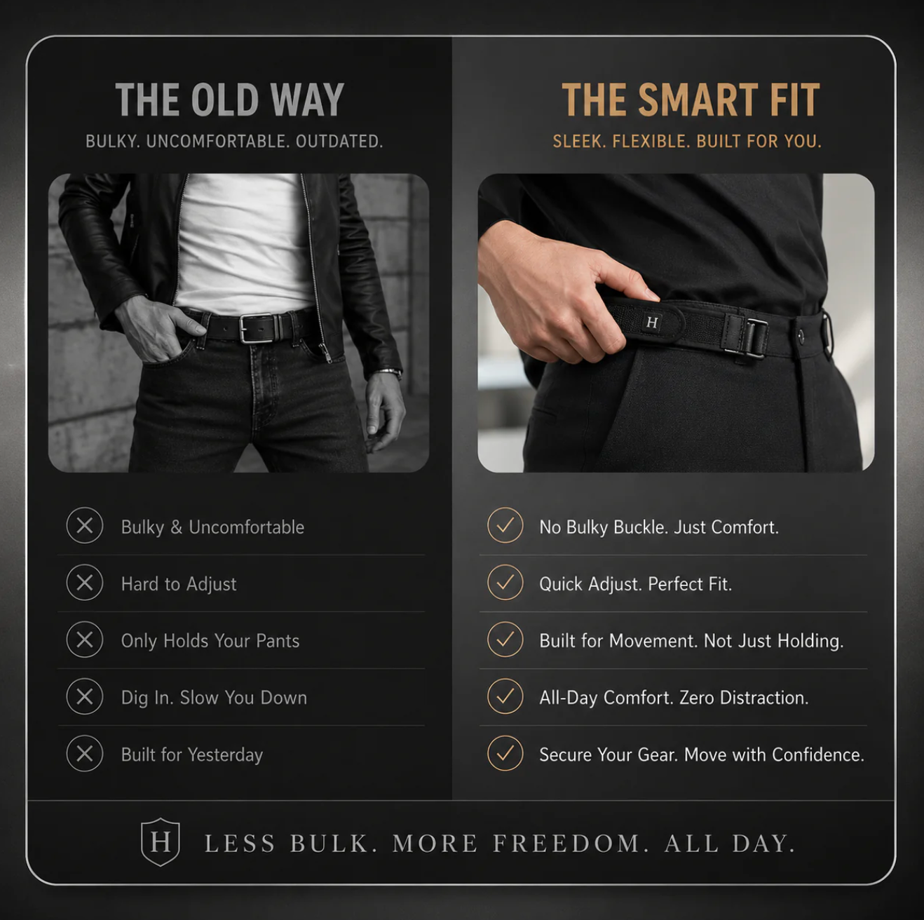 Buckleless Belt Straps